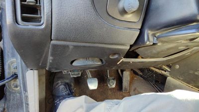 1997-1999 Saturn Sl1 Lower Dash Under Column Knee Bolster Trim Panel Oem Gray
