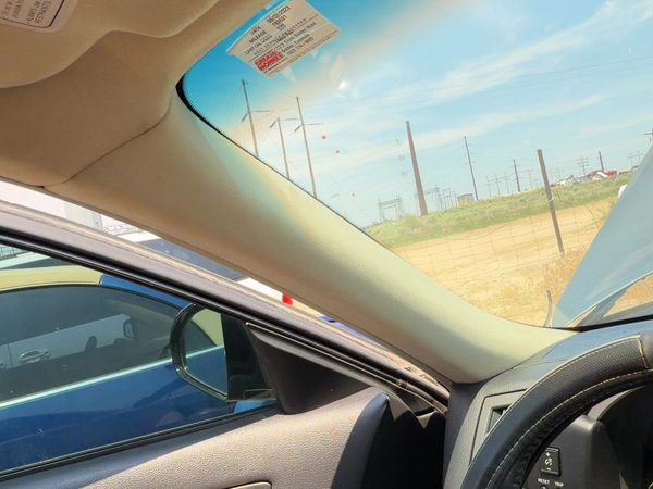 03-08 Fx45 Driver Left A Pillar Trim Windshield Post Panel Oem Willow/Black S — photo 1