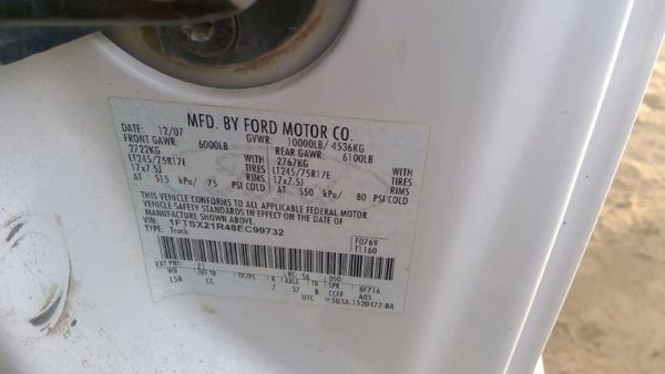 2008 Ford F250 Transmission Assy. AT (5R110W Torqshift) 6.4L (diesel) From — photo 6