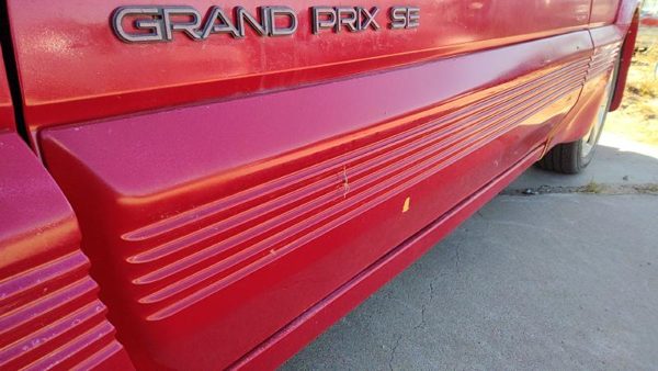 88-96 Grand Prix Driver Left Front Moulding From Door Oem Trim Strip Red 2 Door — photo 6