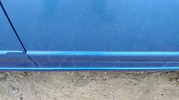 08-14 Dodge Avenger Passenger Right Front Moulding From Door Trim Strip Blue Pbd — photo 2