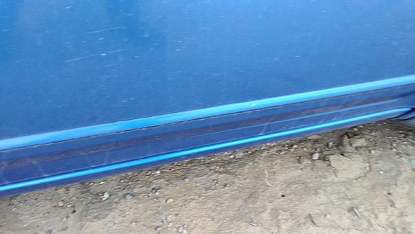 08-14 Dodge Avenger Passenger Right Front Moulding From Door Trim Strip Blue Pbd — photo 4