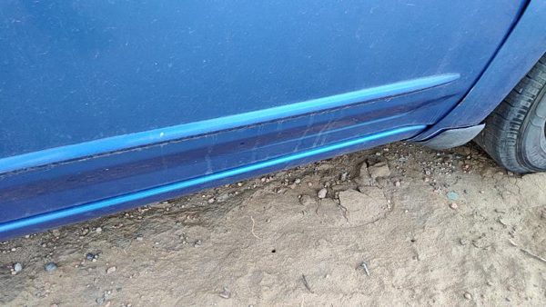 08-14 Dodge Avenger Passenger Right Front Moulding From Door Trim Strip Blue Pbd — photo 6