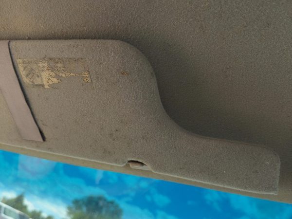 2002-2004 Ford F150 Driver Left Sun Visor Oem Gray 2L3Z1504105Dab — photo 1