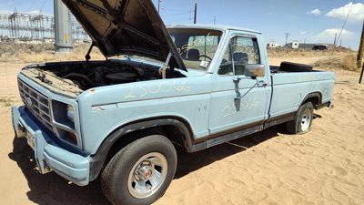 1983 Ford F150 Fender RH Blue Rusted