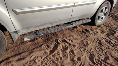 2009-2014 Honda Pilot Driver Left Lower Rocker Panel Moulding Side Skirt Oem