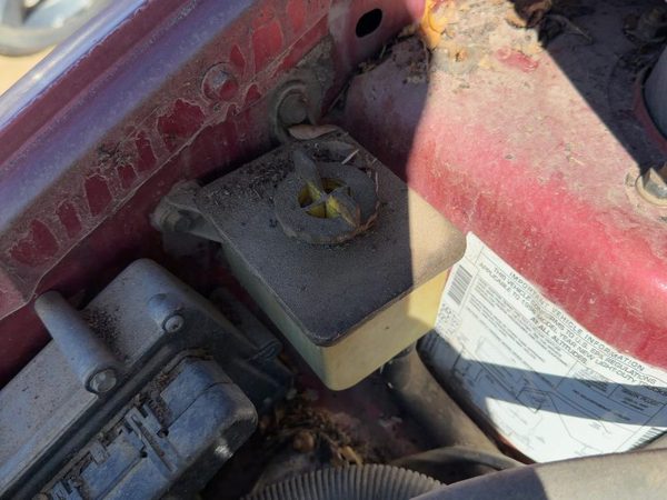 96-00 Town & Country Power Steering Fluid Remote Reservoir Tank Oem 3.8L — photo 3