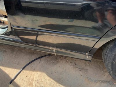 2001-2003 Bmw 530I Driver Left Rear Moulding From Door Oem Back Trim Strip Black