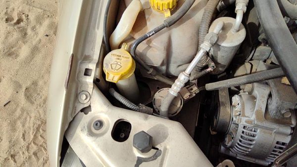 98-00 Dodge Stratus Windshield Washer Fluid Reservoir With Pump Oem Wiper Tank — photo 3