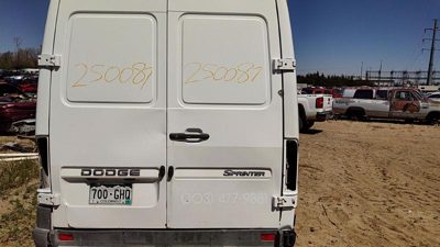 2006 Dodge Sprinter 3500 Back Door RH White P01