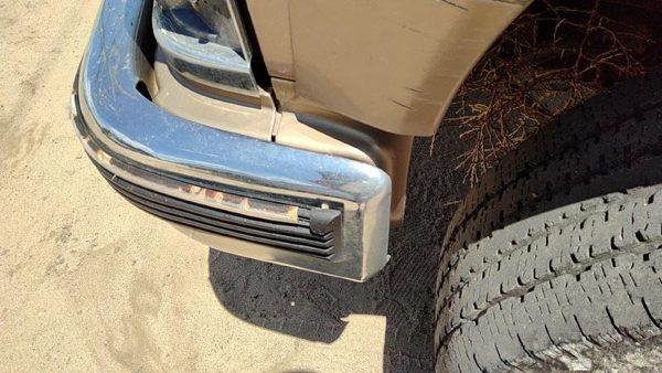 1995-00 Silverado 2500 Driver Left Moulding From Fender Oem Trim Strip Gold 55U — photo 2