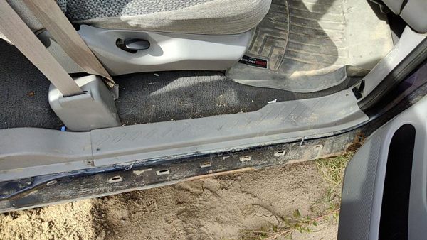 1997-2003 Ford F150 Passenger Right Lower Kick Trim Panel Oem Gray — photo 1