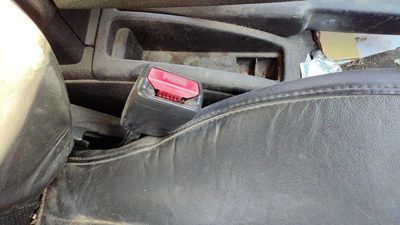 05-07 Cobalt Coupe Passenger Right Front Seat Belt Buckle Receiver Oem 192 Ebony