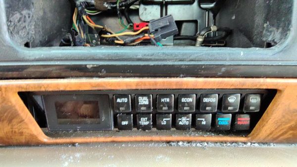 91-94 Buick Park Ave Temperature Control Module In Dash Heater Ac Head Unit Oem — photo 3