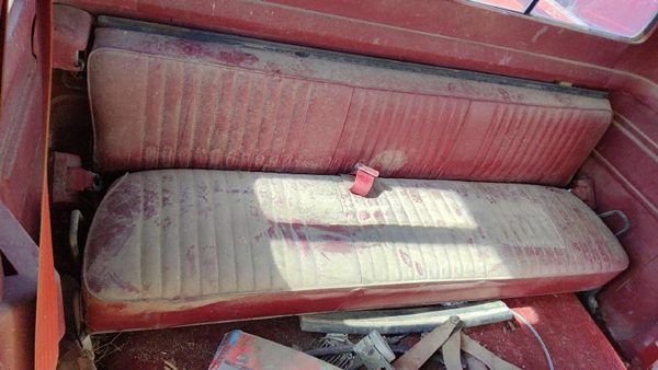 1987-1991 Ford F150 Rear Seat Assembly Oem Back Red — photo 3