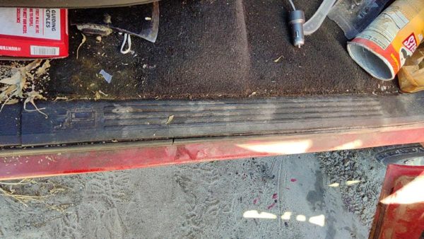 2003-2005 Dodge Ram 1500 Passenger Right Lower Kick Trim Panel Oem Black — photo 3