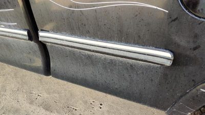 1997 Ford F150 Driver Left Rear Moulding On Box Oem Black Ua