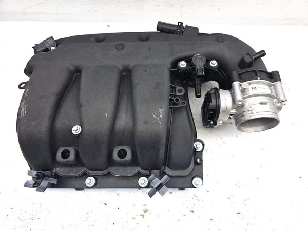 16-19 Explorer Police Interceptor Upper Intake Manifold With Throttle Body 3.7L — photo 1