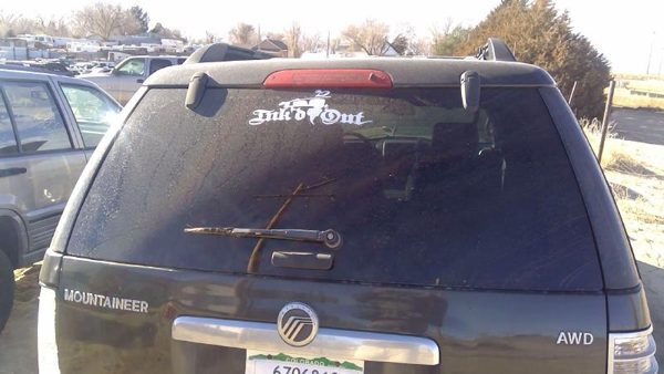 2007 Mercury Mountaineer Trunk/decklid/hatch/tailgate Charcoal G5 Big Dent Rust — photo 8
