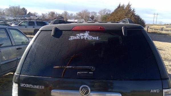 2007 Mercury Mountaineer Trunk/decklid/hatch/tailgate Charcoal G5 Big Dent Rust — photo 9