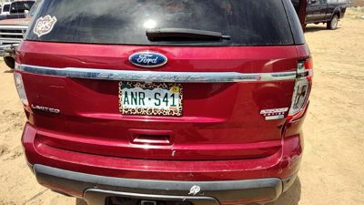 2014 Ford Explorer Trunk/decklid/hatch/tailgate Ruby Red Rr Dented