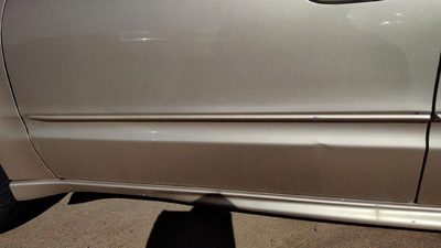 03-05 Grand Am Driver Left Front Moulding From Door Trim 33U Champagne Beige