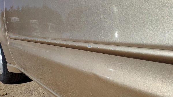 03-05 Grand Am Driver Left Front Moulding From Door Trim 33U Champagne Beige — photo 4