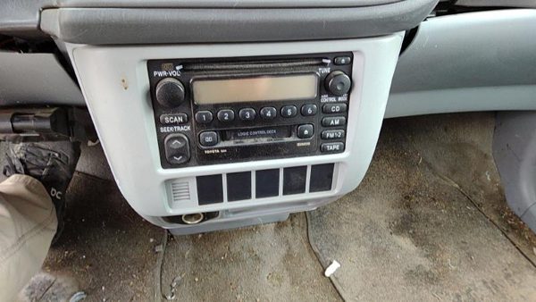 1998-2003 Toyota Sienna Trim Bezel Around Radio Surround Dash Panel Oem Gray 11 — photo 1