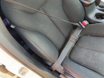 13-15 Dart Passenger Right Front Seat Belt Retractor Oem Shoulder Black B7X9
