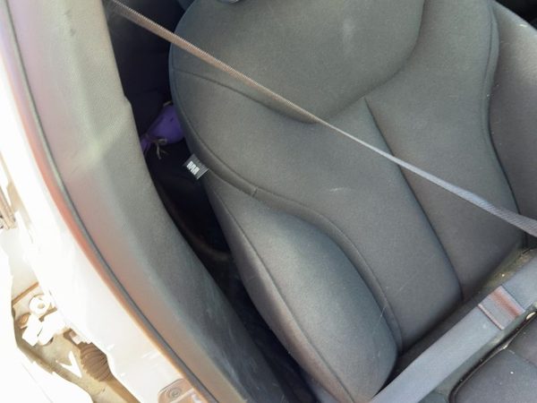 13-15 Dart Passenger Right Front Seat Belt Retractor Oem Shoulder Black B7X9 — photo 2