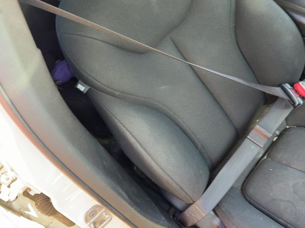 13-15 Dart Passenger Right Front Seat Belt Retractor Oem Shoulder Black B7X9 — photo 3