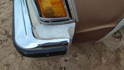 1981-1983 Chevy Malibu Driver Left Front Bumper Filler Trim Stip Moulding Oem