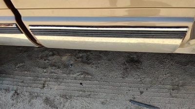 1995-1998 Silverado 2500 Passenger Right Rear Moulding On Cab Panel Oem