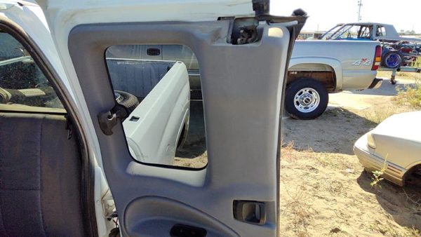 1998-2001 Ram 1500 Driver Left Rear Door Trim Panel With Switches Back Gray — photo 2