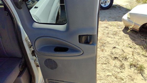 1998-2001 Ram 1500 Driver Left Rear Door Trim Panel With Switches Back Gray — photo 3