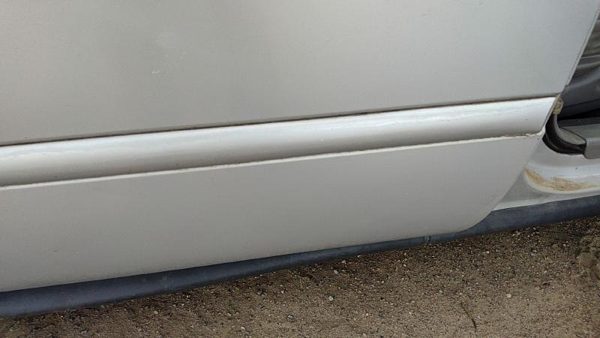 97 Ford Taurus Passenger Right Rear Moulding From Door Back Trim Strip Silver Ts — photo 6