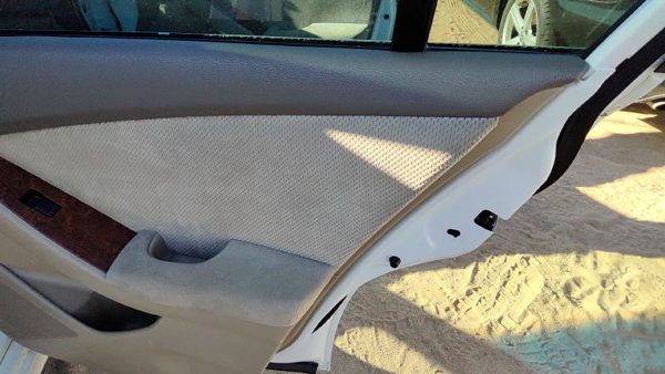 07-09 Altima Passenger Right Rear Door Trim Panel With Switches Back Blond C — photo 2
