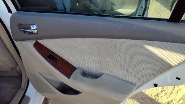 07-09 Altima Passenger Right Rear Door Trim Panel With Switches Back Blond C — photo 3