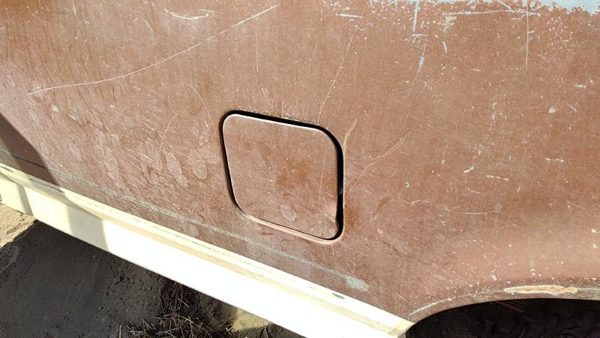1987-1996 Ford F150 Fuel Tank Door With Hinge Gas Lid Oem Filler — photo 1