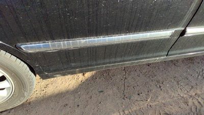 04-05 Xg350 Passenger Right Rear Moulding From Door Back Trim Strip Black