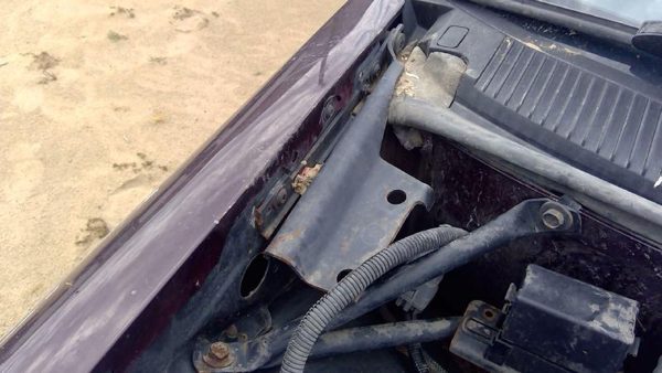 93-96 Cadillac Fleetwood Passenger Right Hood Hinge Assembly Oem Maroon 10109664 — photo 6