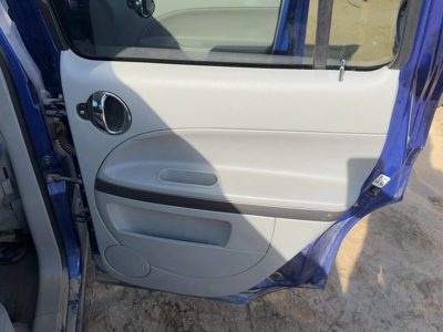 06-08 Hhr Passenger Right Rear Door Trim Panel With Switches Ls Lt 4Dr Gray 14B