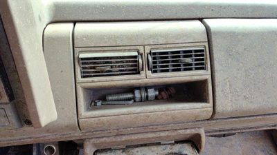1992-1994 Chevy Silverado 1500 Center Dash Heater Vent Assembly Oem Ac Tan