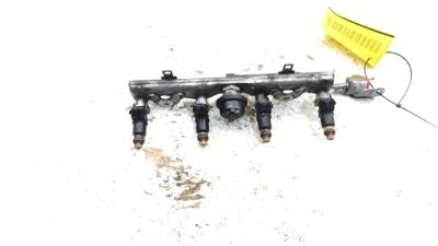 10-14 Honda Insight Complete Fuel Rail With Injectors Set Loaded Oem 1.3L Hybrid