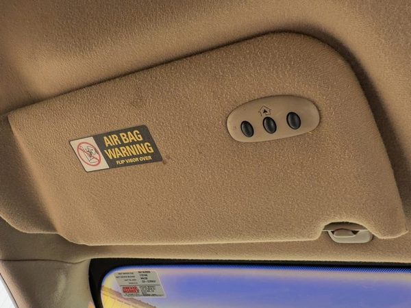 2001 Lincoln LS Driver Left Sun Visor OEM Illuminated Tan 4H 1W4Z5404105AAA — photo 1