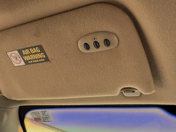 2001 Lincoln LS Driver Left Sun Visor OEM Illuminated Tan 4H 1W4Z5404105AAA — photo 8