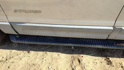 01-03 Ford Explorer Driver Left Front Moulding From Door Trim Strip Silver Ts