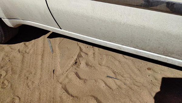 02-09 Gmc Envoy Passenger Right Lower Rocker Panel Moulding Side Skirt White 50U — photo 4