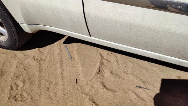 02-09 Gmc Envoy Passenger Right Lower Rocker Panel Moulding Side Skirt White 50U — photo 5